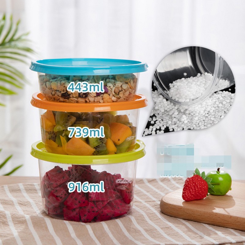 Hộp nhựa dùng một lần hình vuông/ tròn đựng và bảo quản thức ăn