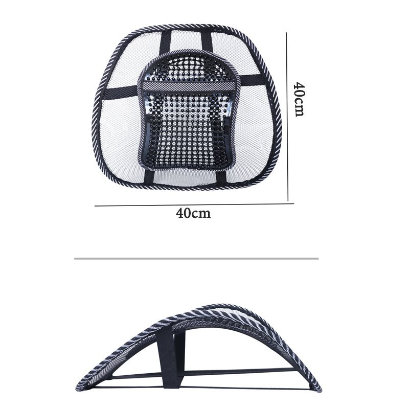 Miếng Tựa Lưng Ghế Hạt Cao Su Cho Ghế ô tô Và Văn Phòng | BigBuy360 - bigbuy360.vn