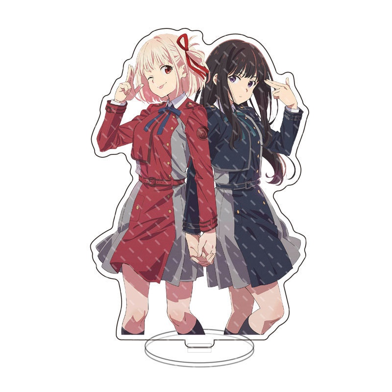 Mới Giá Đỡ Đĩa Lycoris Recoil Bằng Acrylic Cho Búp Bê Nishikigi Chisato Nakahara Mizuki Inoue Takina