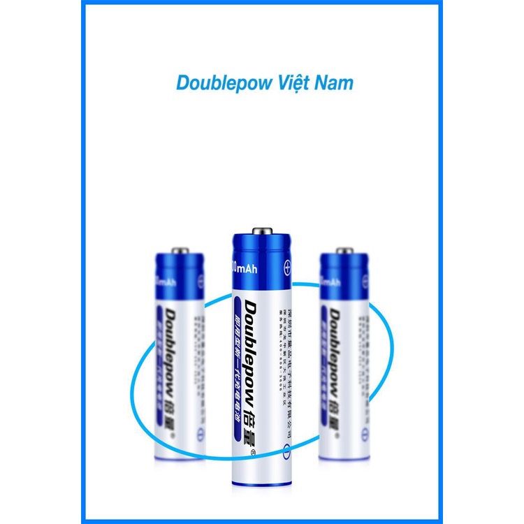 Pin Sạc AA AAA Doublepow dùng cho micro không dây, đồng hồ, đồ chơi, chuột máy tính, máy đo huyết áp, remote