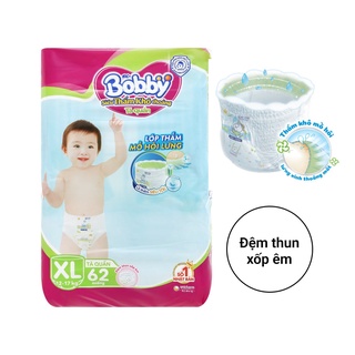 Tã quần Bobby size XL 62 miếng (cho bé 12-17kg)