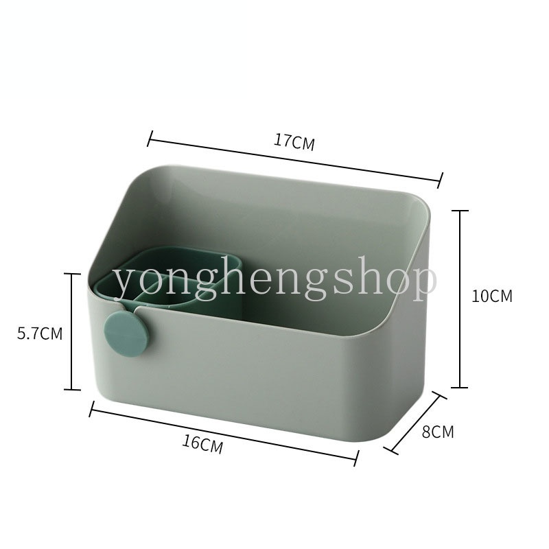 Hộp Đựng Đồ Trang Điểm / Mỹ Phẩm Để Bàn Phòng Khách Phong Cách Ins Sáng Tạo Ốp