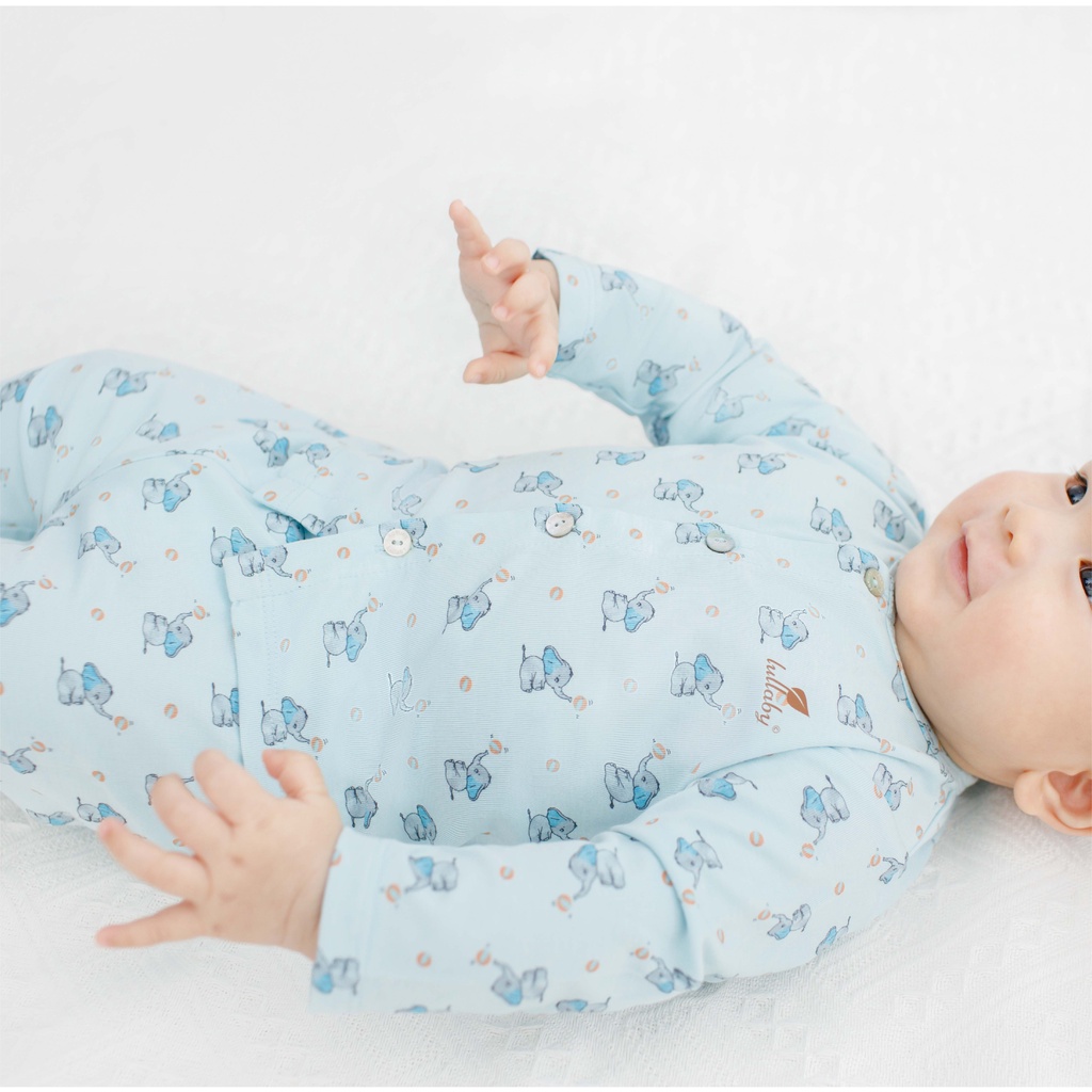 Lullaby - Bộ quần áo cài giữa dài tay cho bé NH601P