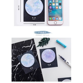 Giấy note hình mặt trăng trái đất T10S4.52-2019