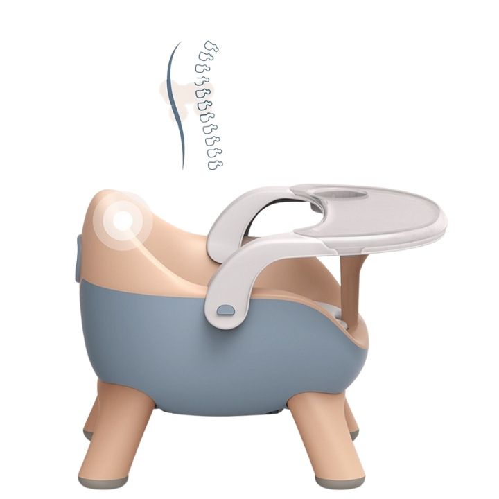 Ghế Ăn Dặm Tập Ăn Cho Bé Gấp Gọn Chân THấp Có Còi Kêu