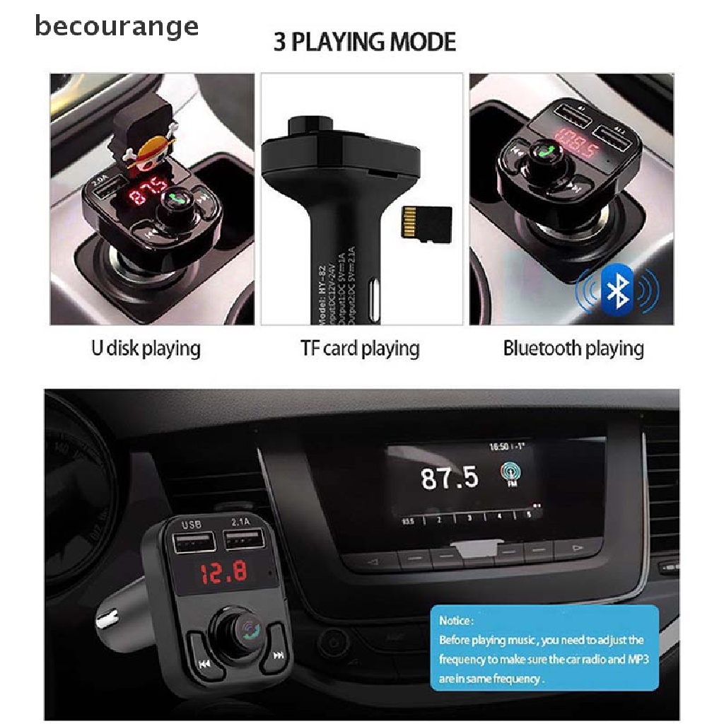 Bộ Phát Sóng radio Mp3 FM Kết Nối bluetooth Tiện Dụng
