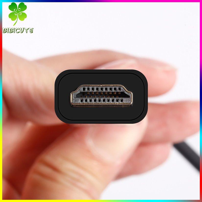 [Fast delivery]LESHP 4K Mini DP 1.2 To HDMI-compatible Cable 4K Connector 1.8m Male To Male