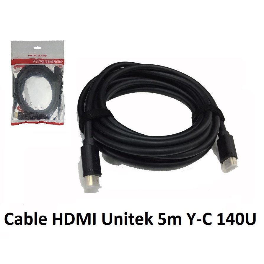 CÁP HDMI 1.4 Unitek loai trong bich 1.5m YC 137U , 3m YC 139u, 5m YC 140U