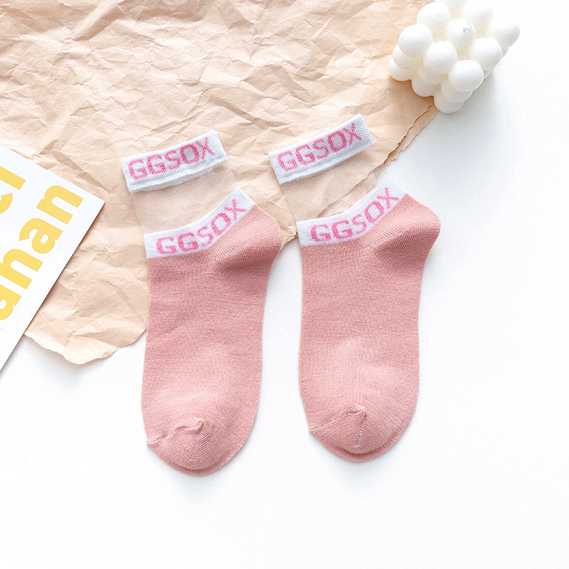 Tất Nữ Cổ Cao Thoáng Mát Cho Mùa Hè In Chữ DEGIDED