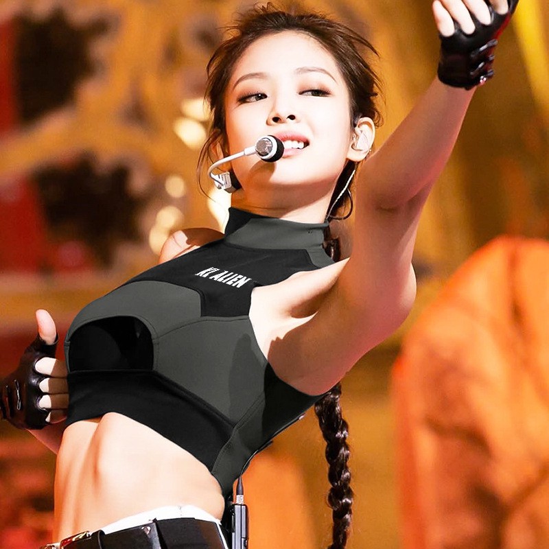 Áo hai dây phong cách blackpink jennie