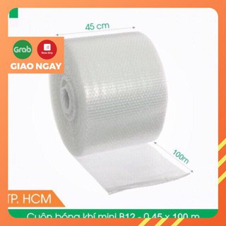Cuộn Bóng Khí 20 cm/25 cm/28 cm/35 cm/40 cm/45 cm/50 cm/60 cm/70 cm/80cm/1met x 100met - Xốp Hơi - Xốp Nổ - Gói Bọc Hàng