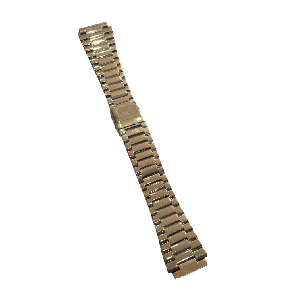 Dây đồng hồ Rado thường và đúc xịn vàng và trắng