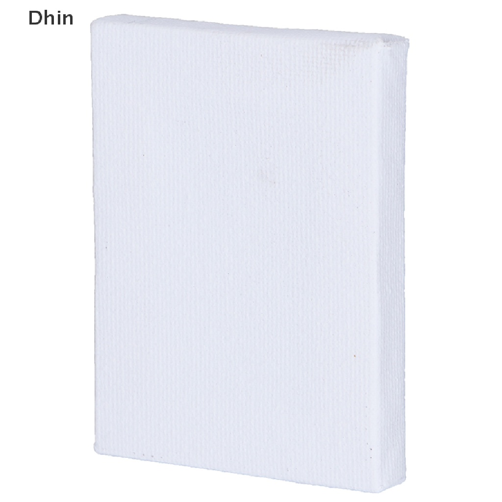 [Dhin] Bảng Vẽ Tranh Sơn Dầu Nghệ Thuật Vải Canvas Mini Màu Trắng Trơn Co Giãn