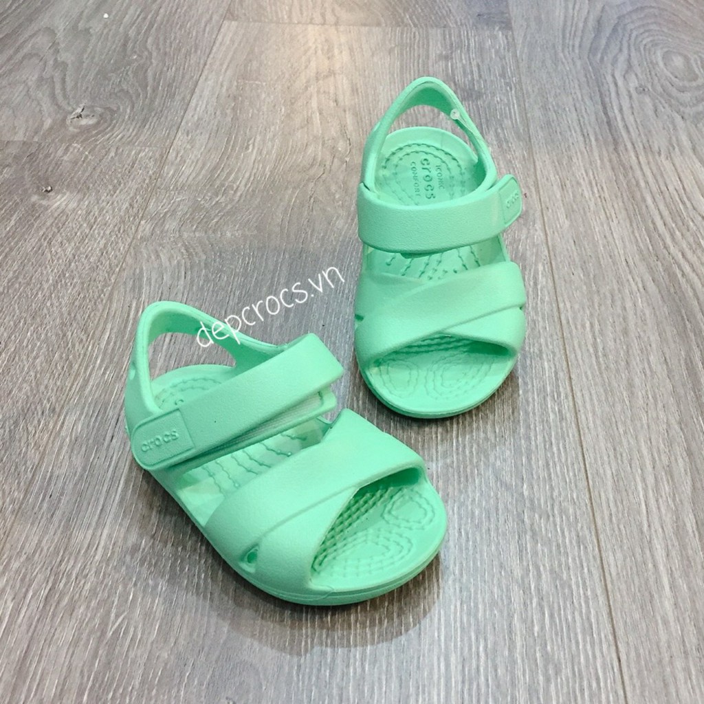 (BIG SALE + Tặng jibbitz) Sandal crocs keely trẻ em chính hãng nhiều màu hiện đại, sandal crocs cho bé - crocs house