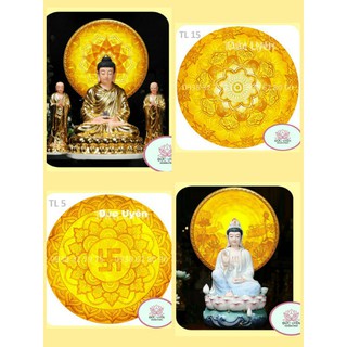 Đèn Hào Quang Mẫu Trúc Chỉ ( size 16 - 10cm) #Ab1