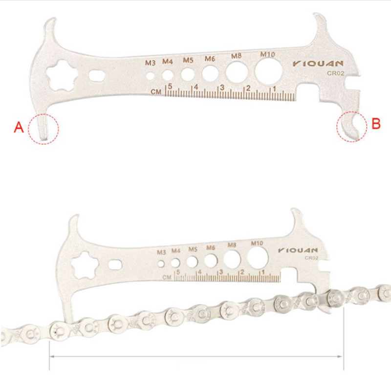 Đồng Hồ Đo Tốc Độ Dây Xích Xe Đạp 6 Trong 1 Bằng Thép Không Gỉ