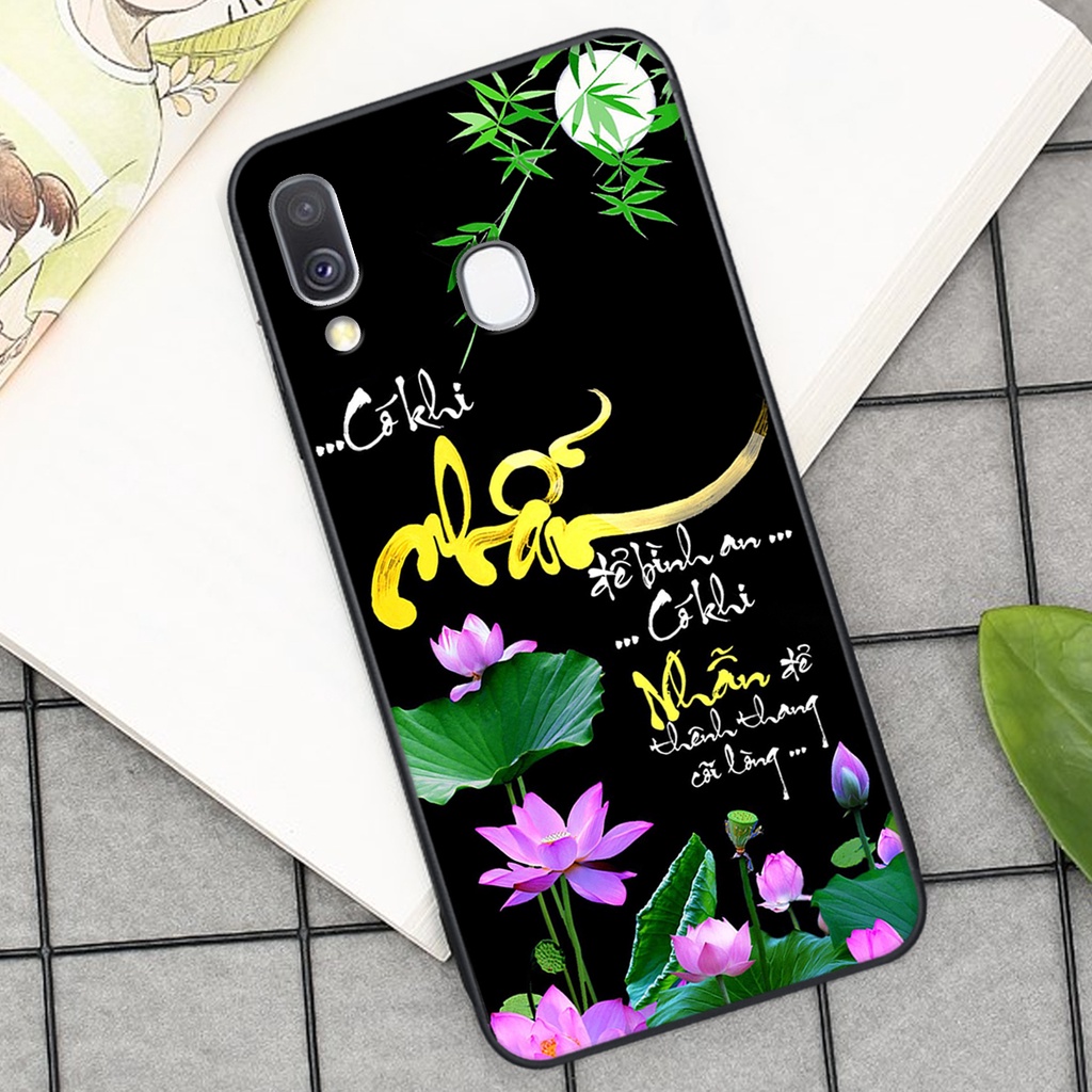 Ốp lưng Samsung Galaxy A40 in hình chữ tài chữ lộc, Cha Mẹ, bình an SIÊU ĐẸP