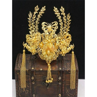 kim quan mão phượng cài tóc cổ trang cài mấn size lớn