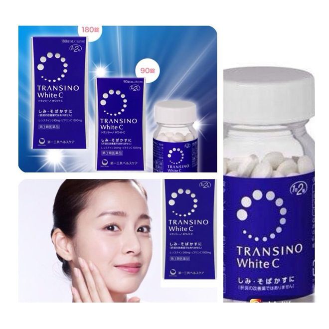Viên uống mờ nám, sáng da Transino WhiteC Clear 120 viên