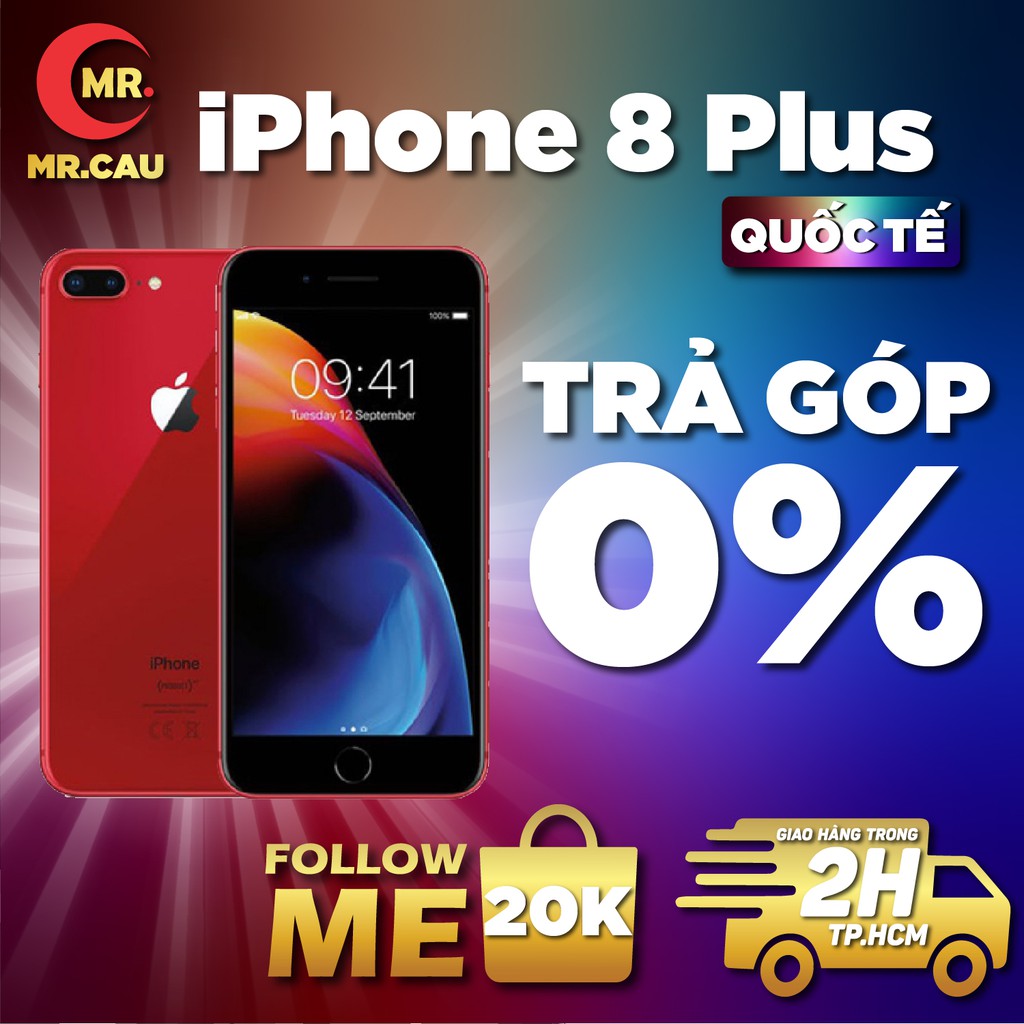 Điện thoại iPhone 8 PLUS - 64GB Quốc Tế Chính Hãng Apple Đẹp Keng 99% FREESHIP - MRCAU