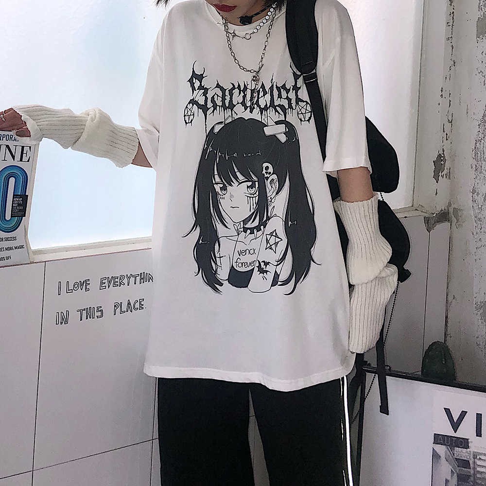 ÁO THUN, ÁO PHÔNG TAY LỠ UNISEX FORM RỘNG OVERSIZE ANIME M180