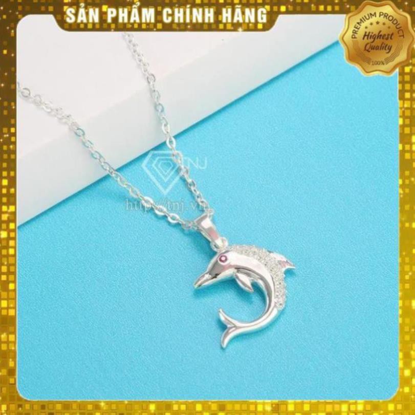 [💝Không Đẹp Hoàn Tiền] Dây chuyền bạc nữ, vòng cổ bạc nữ đẹp giá rẻ mặt cá heo