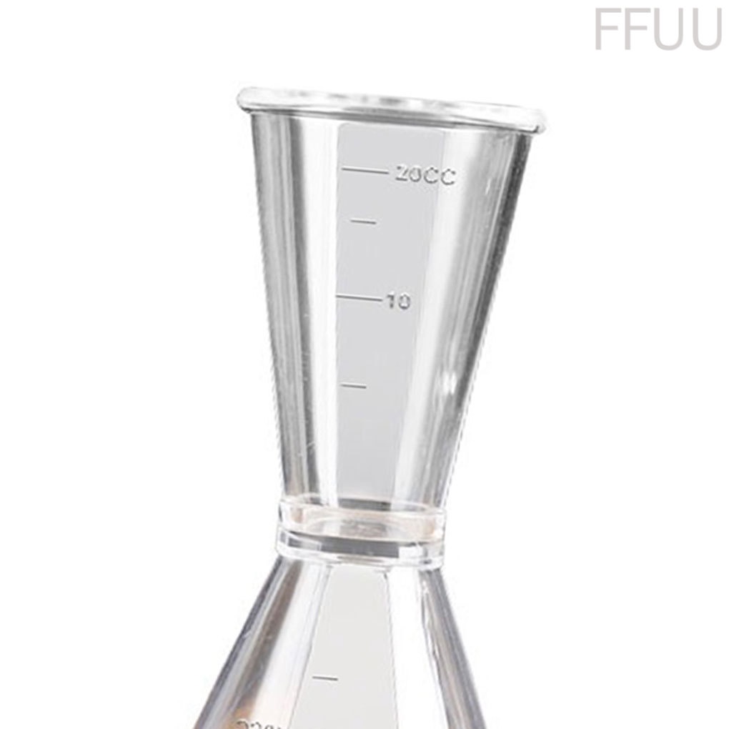 Cốc đo lường bằng nhựa trong suốt dùng pha trà/cà phê/quán bar FF86