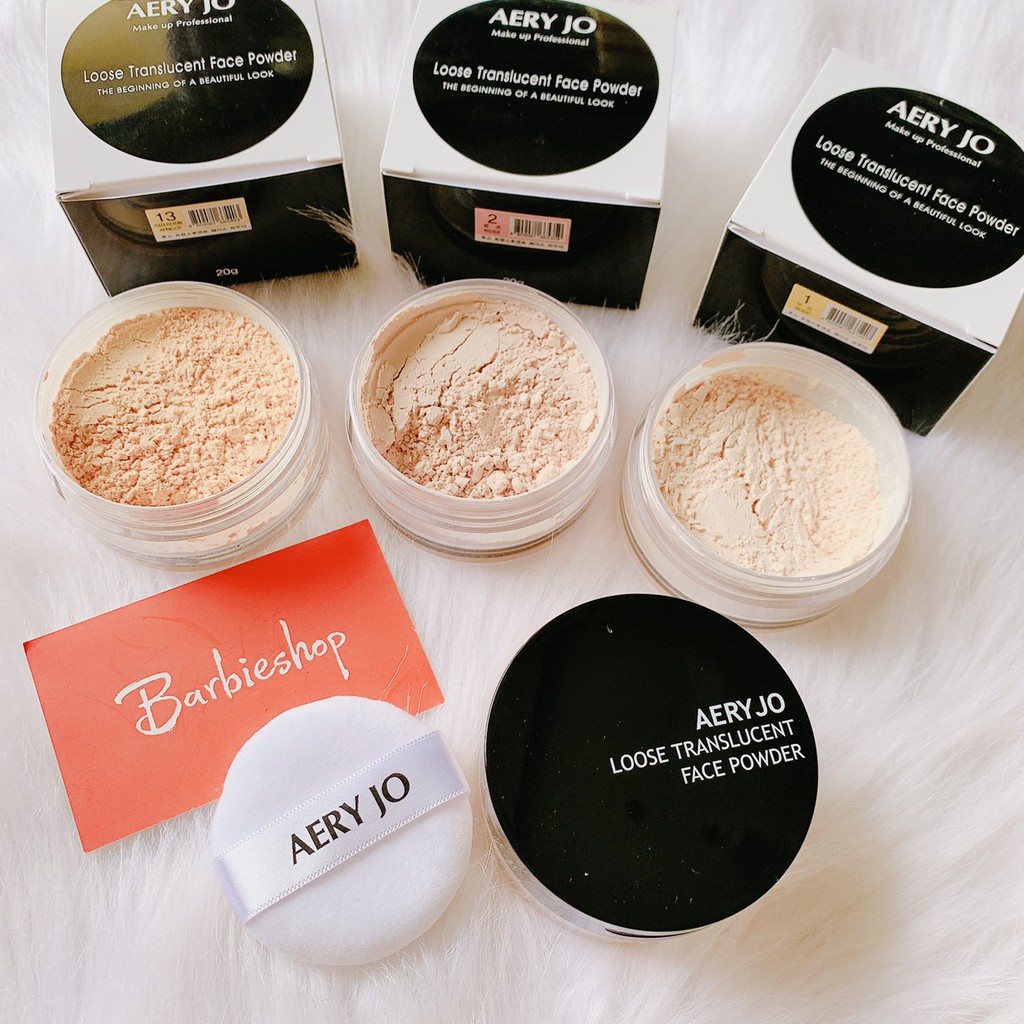 Phấn Phủ Bột Kiềm Dầu Aery Jo Loose Translucent Face Powder 20g