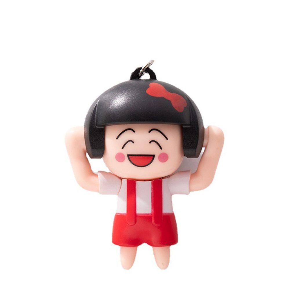 Móc Khóa Hình Búp Bê Maruko Hoạt Hình Nhật Bản Sáng Tạo