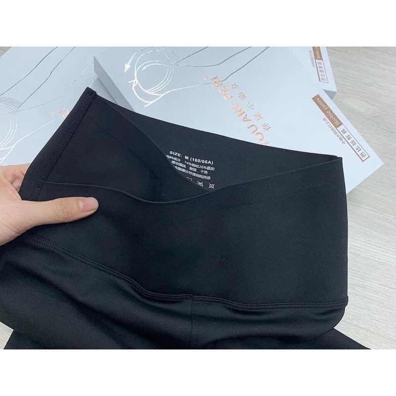 Quần legging nữ gen bụng cạp chéo trơn thể thao siêu hot full hộp mã Q04 | BigBuy360 - bigbuy360.vn