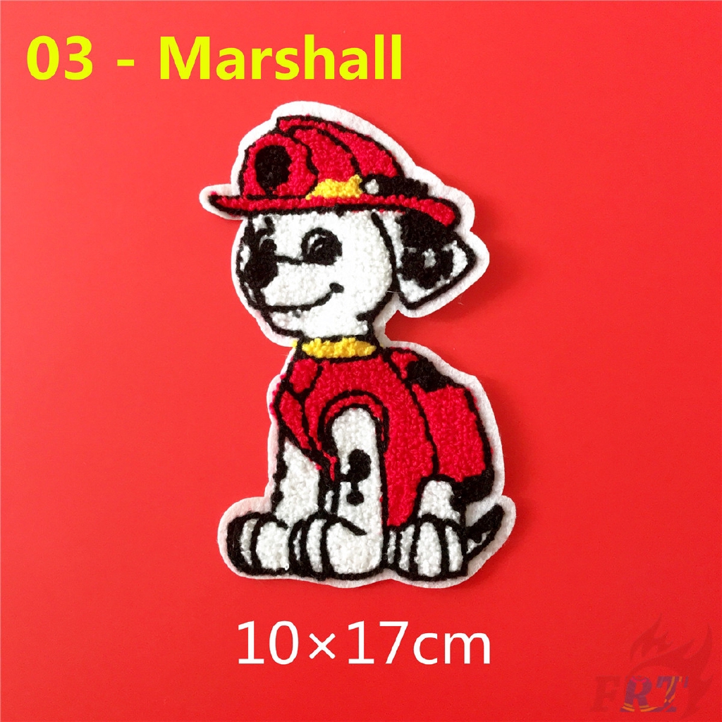 Miếng dán ủi trang trí quần áo hình nhân vật phim hoạt hình đội chó cứu hộ