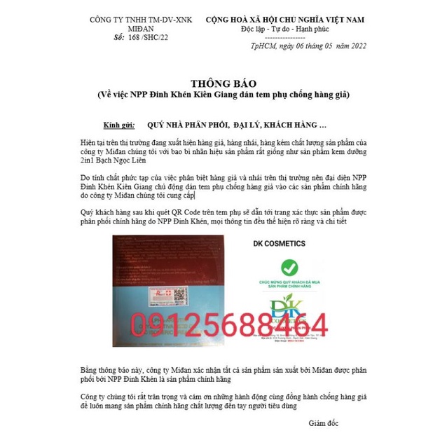 Combo Kem Bạch Ngọc Liên Vaseline Kích Kèm Trắng