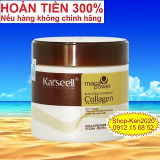 Kem hấp tóc Karseell Collagen Maca Essence Repair 500ml phục hồi tóc hư tổn