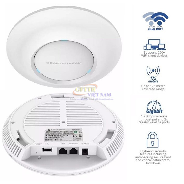 Thiết bị Wifi Access Point Grandstream GWN7610 (Đã qua sử dụng 3 Tháng) | BigBuy360 - bigbuy360.vn