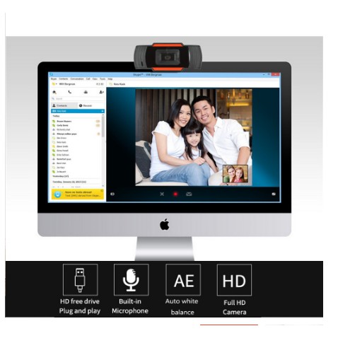Webcam 720 Hd (usb Cable + 3.5mm) Kèm Mic | BigBuy360 - bigbuy360.vn