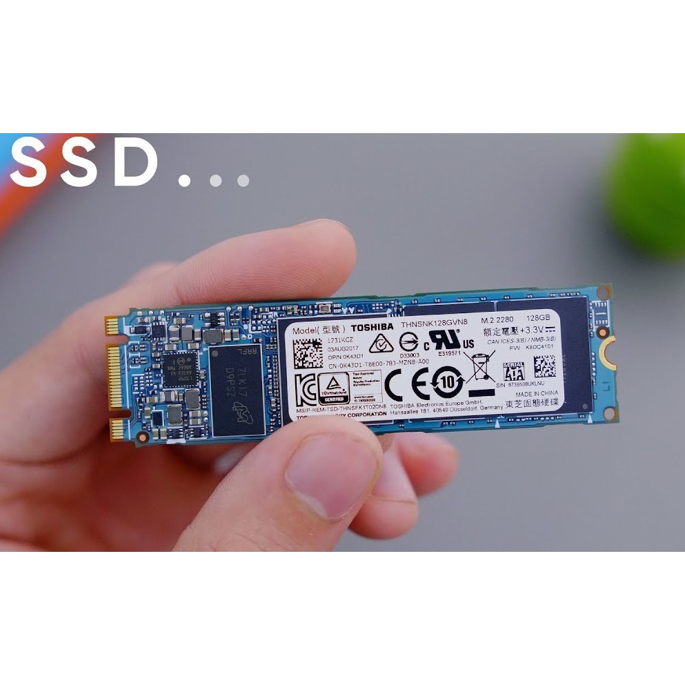 Ổ Cứng Ssd M.2 Sata 256Gb Toshiba M2 2280 Tháo Máy Workstation