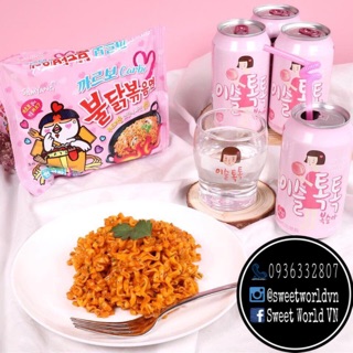 Mì cay sốt kem Samyang (Mì hồng) - Hàn Quốc