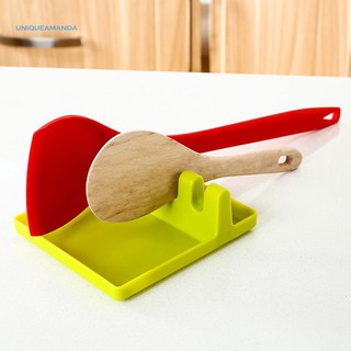 ✿UNI✿Kitchen Spatula Drain Rack Spoon Knife Pot Lid Rest Holder Tableware Organizer