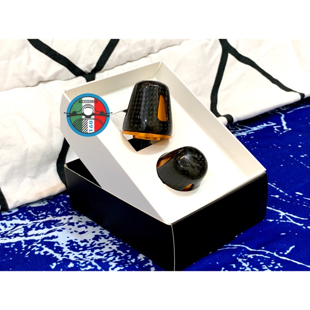 Gù tay lái Carbon Fiber