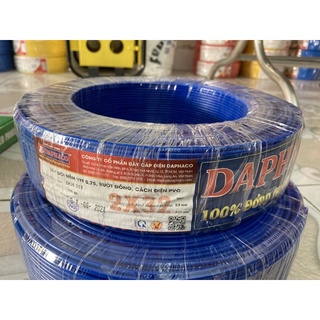 Dây điện Daphaco Đôi 2x32T có 32 ruột đồng bên trong - Cuộn 100m