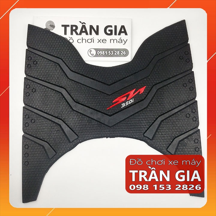 Thảm lót để chân xe Sh 350i sh350i 350 sh350 năm 2022 DÀY XỊN - tấm trải sàn gác chân cao su