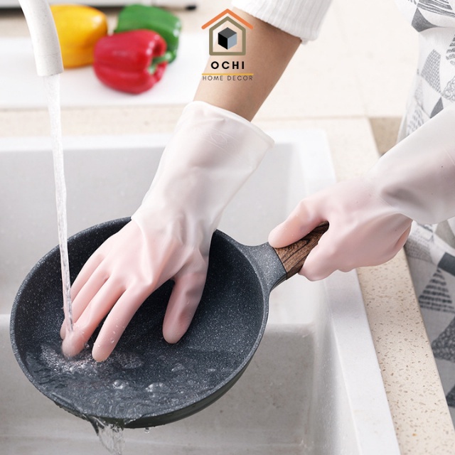 Găng tay cao su đa năng, găng tay rửa bát, bao tay silicon siêu bền