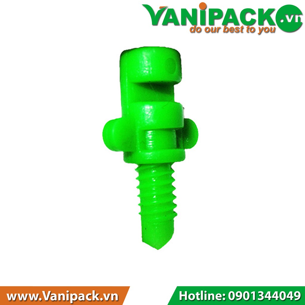 Bịch 100 cái Béc bọ nhỏ tưới phun mưa 180 độ nối 4 ly Kanok 376-1