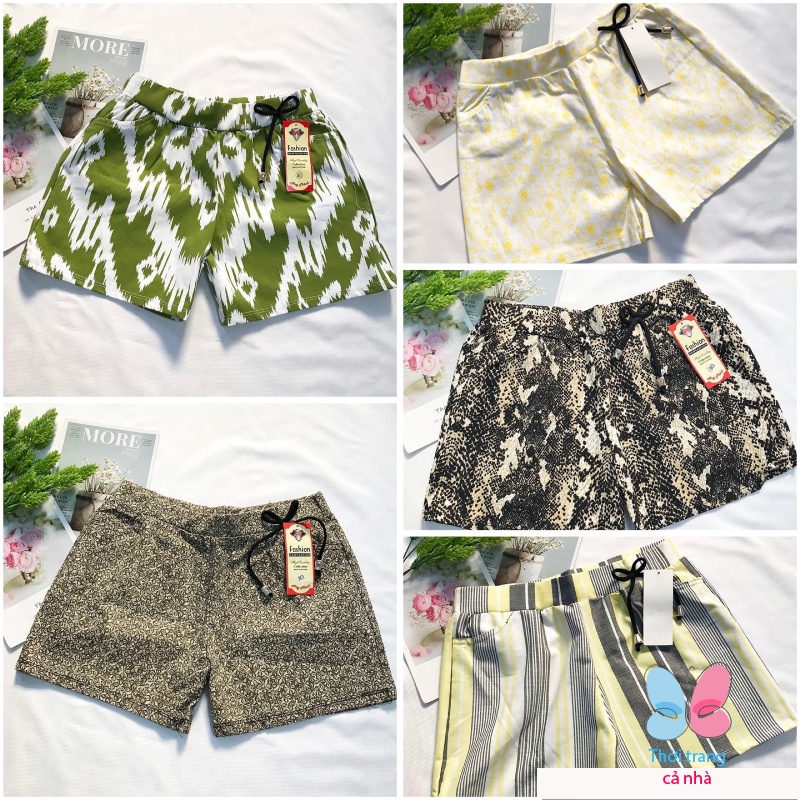Quần đùi kaki thun cho bé gái freesize 40-45kg co giãn lưng Thun, quần sọt nữ