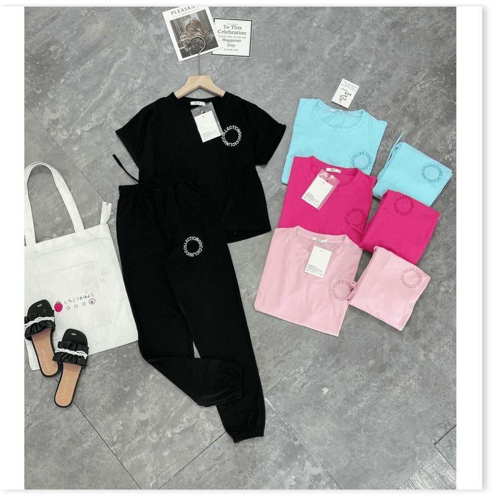 SET BỘ THUN TAY NGẮN,QUẦN DÀI NỮ NHIỀU MÀU XINH XẮN HỢP CHO MÙA HÈ LANA FASHION