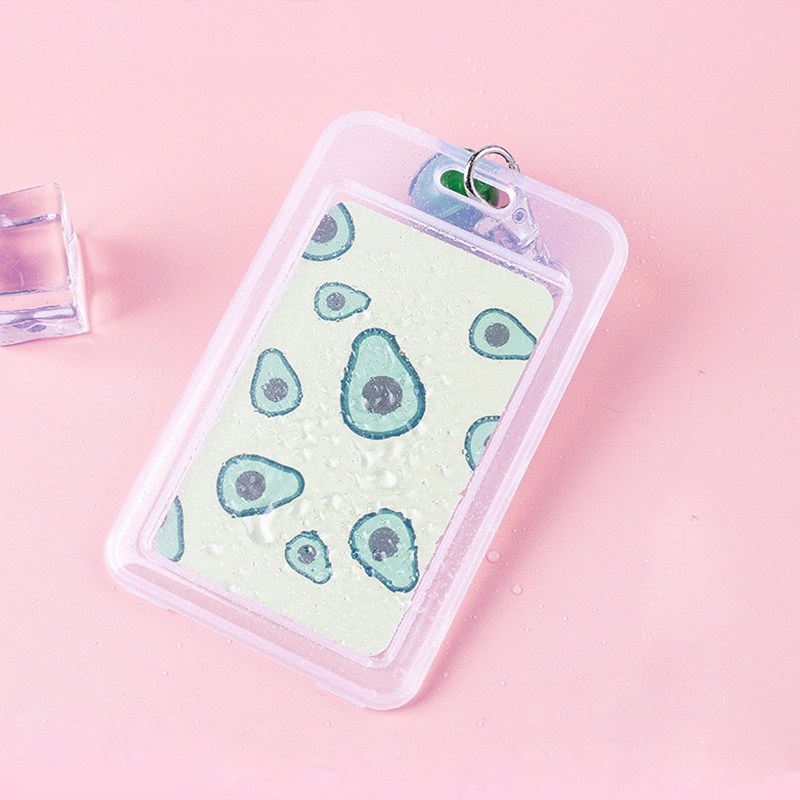 Ví Đựng Thẻ ID / Thẻ ID Trong Suốt Kèm Móc Khóa Tiện Dụng Cho Học Sinh / Văn Phòng