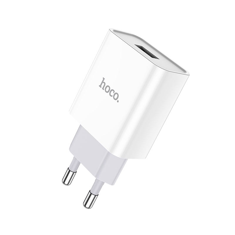 Củ Cốc Sạc Hoco C81A Cổng USB Dành cho điện thoại iPhone iP Huawei Samsung Oppo Realme chống cháy nổ xịn rẻ