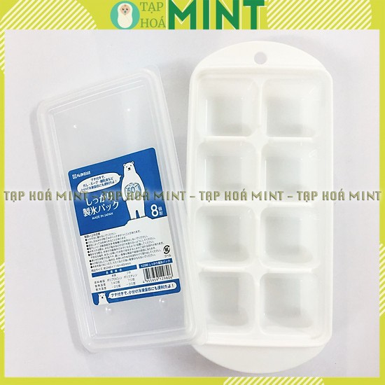Khay trữ đồng đồ ăn dặm cho bé Nakaya Nhật, khay trữ đông 8 ngăn có nắp - Tạp hoá mint