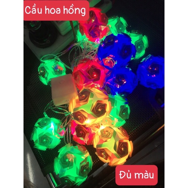 Đèn cầu hoa hồng, ngôi sao, trăng chóp trang trí