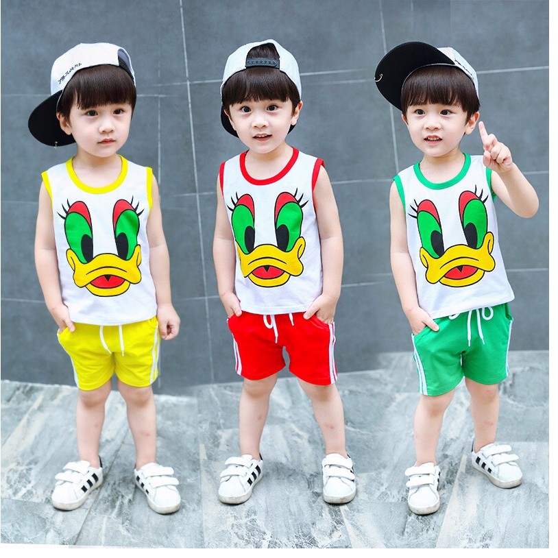 COMBO 3 BỘ VỊT BÉ TRAI SIZE 9-19KG